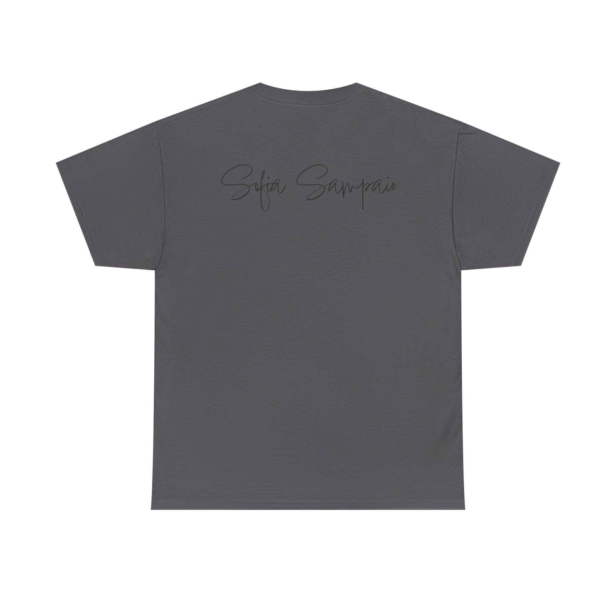 Retro Star Portrait T-Shirt — 'Sofia Sampaio' Script Back Tee