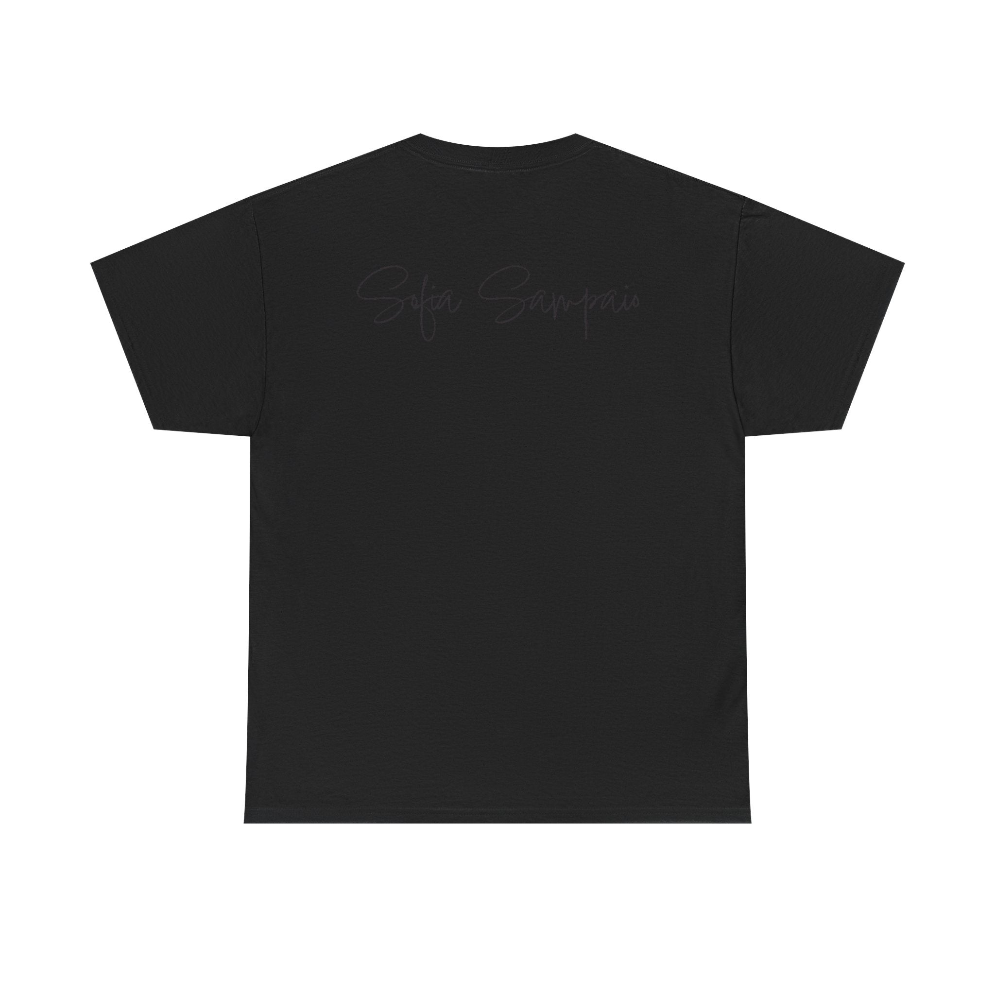 Retro Star Portrait T-Shirt — 'Sofia Sampaio' Script Back Tee
