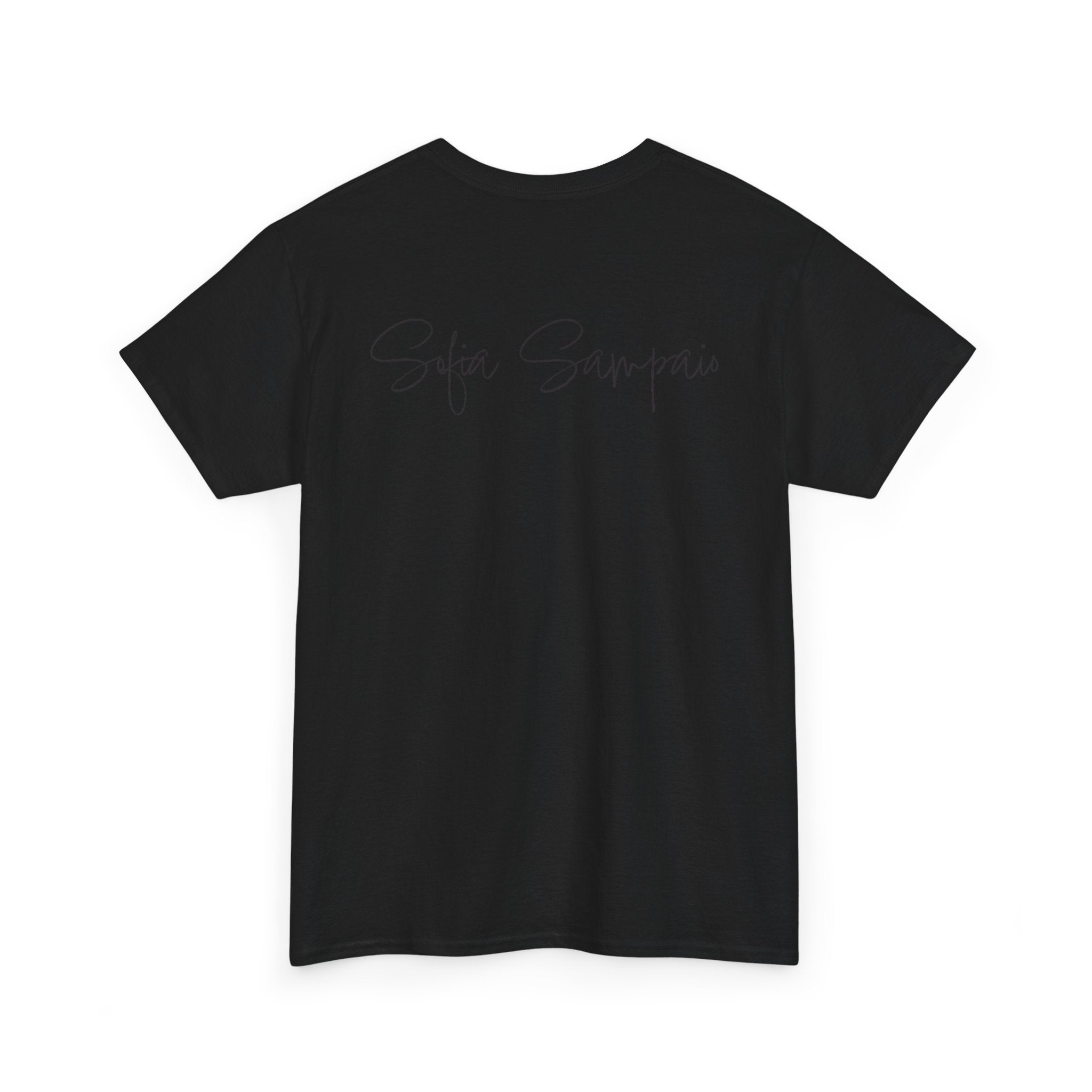 Retro Star Portrait T-Shirt — 'Sofia Sampaio' Script Back Tee