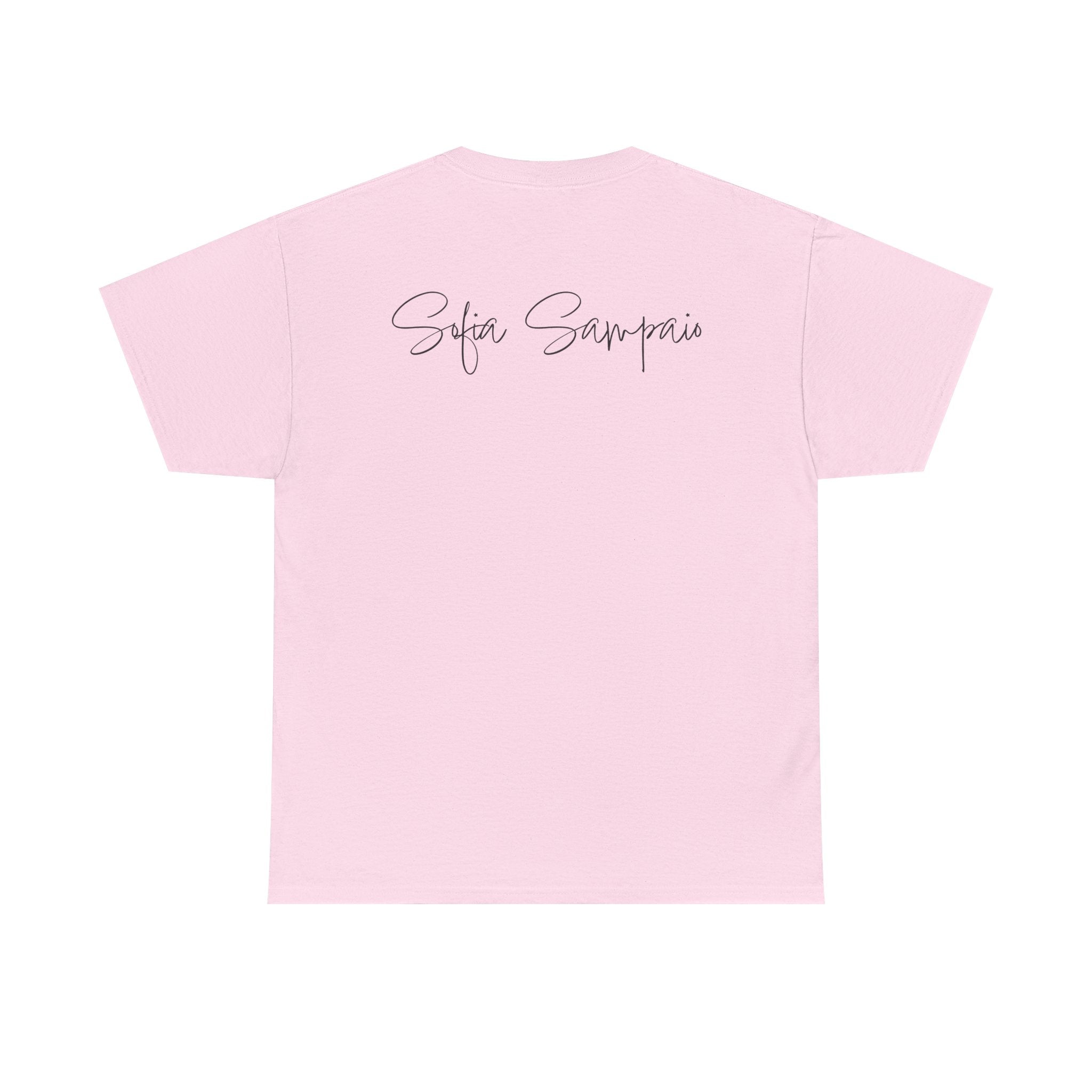 Retro Star Portrait T-Shirt — 'Sofia Sampaio' Script Back Tee