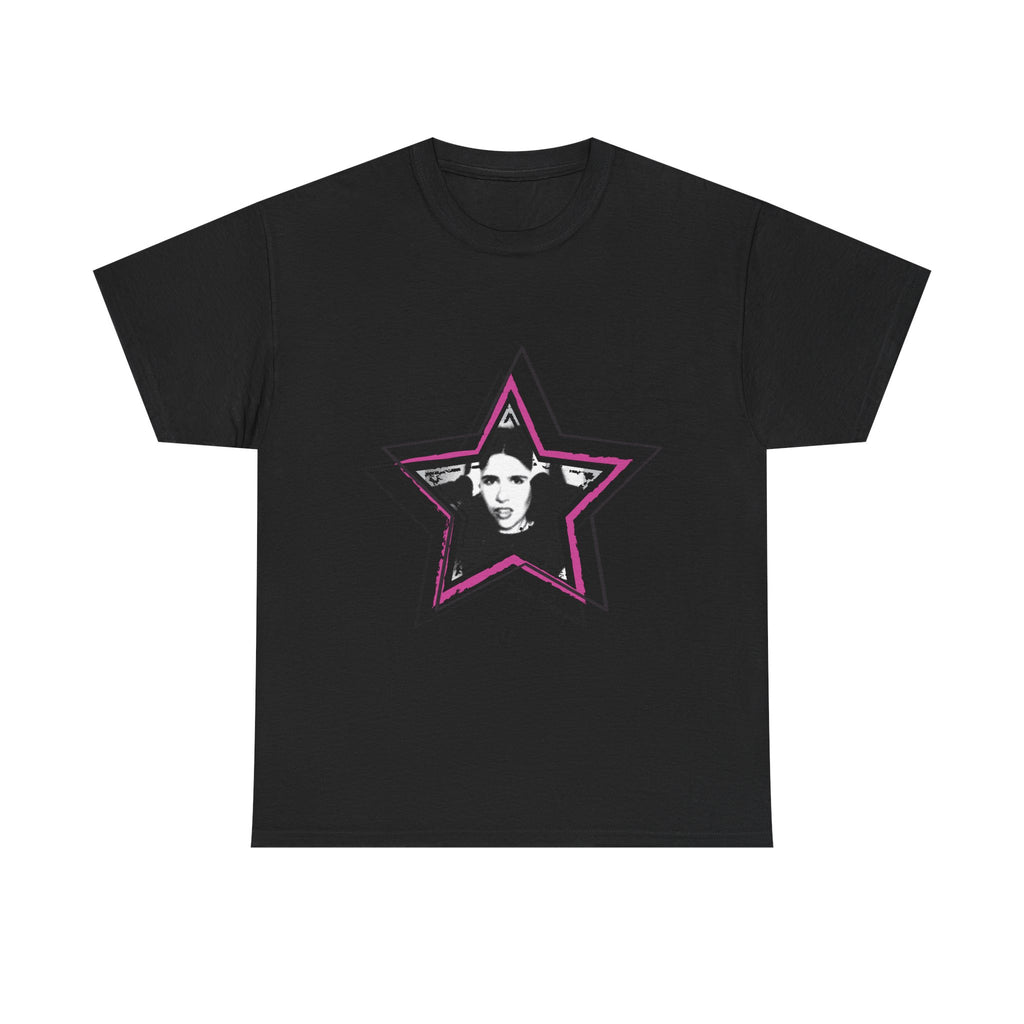 Retro Star Portrait T-Shirt — 'Sofia Sampaio' Script Back Tee