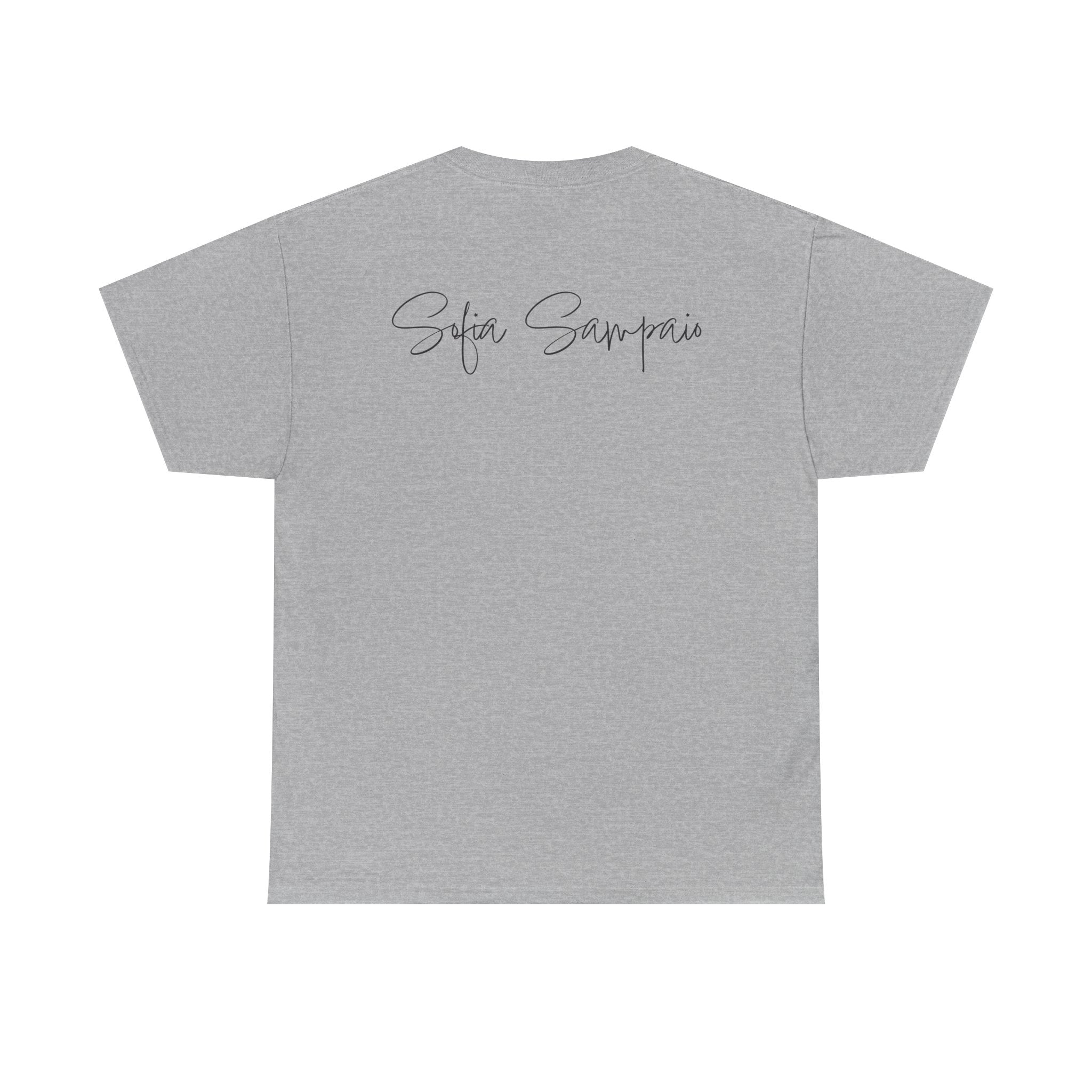 Retro Star Portrait T-Shirt — 'Sofia Sampaio' Script Back Tee