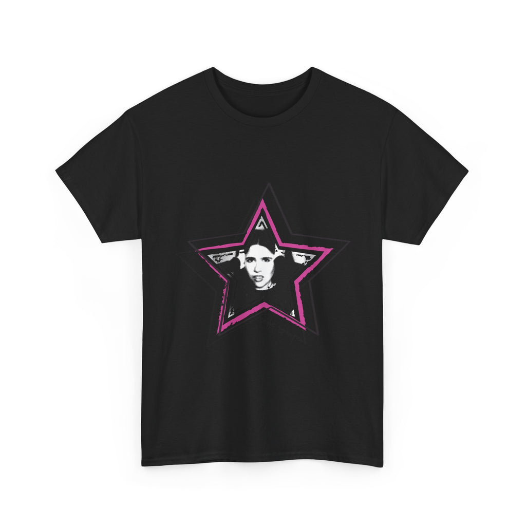 Retro Star Portrait T-Shirt — 'Sofia Sampaio' Script Back Tee